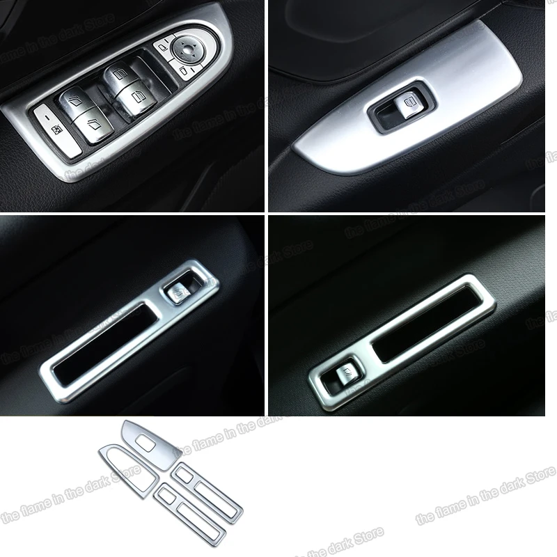 Abs окно автомобиля переключатель панель управления отделка для mercedes benz vito 2015 2016