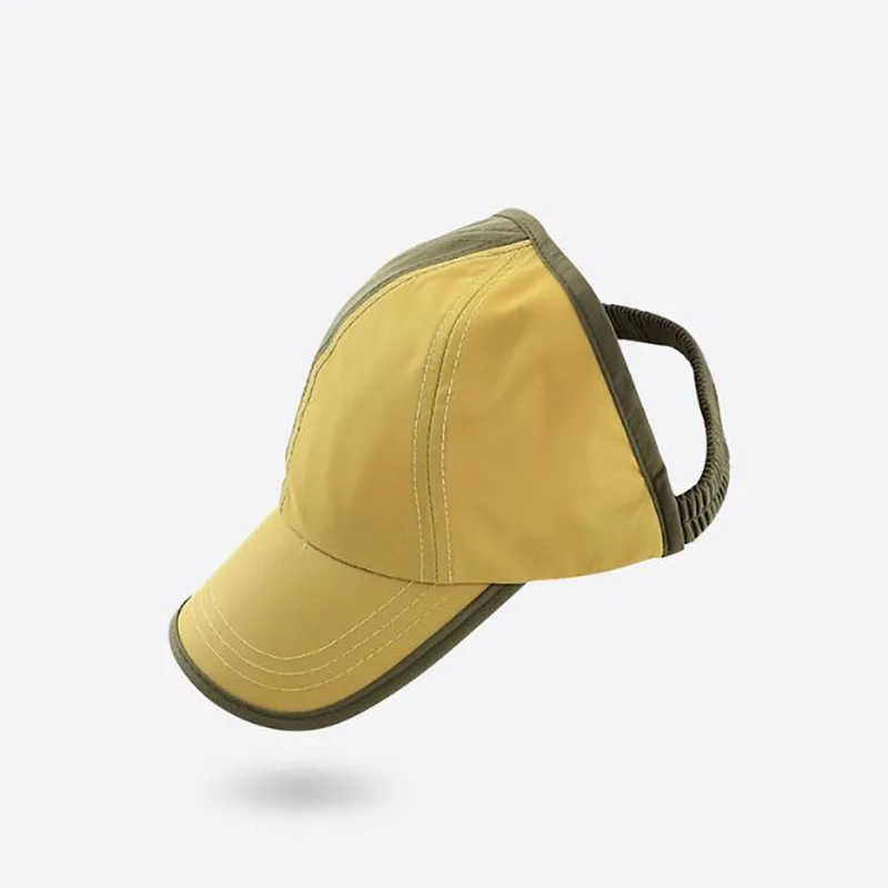 New Cap Women visor Ponytail Baseball Tennis Sunshade UV Protection Cotton Sun Hat Beach Visor Ponycaps | Аксессуары для одежды