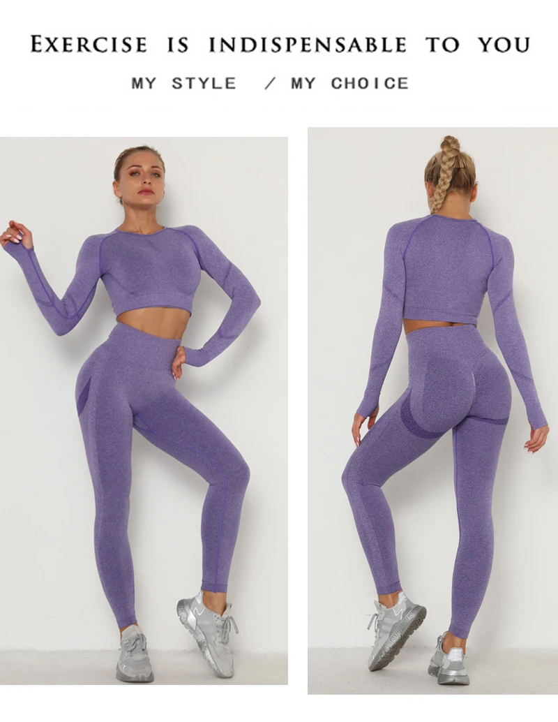 Yoga Clothing Set Sports Suit Women Sportswear Sports Outfit Fitness Set Athletic Wear Gym Seamless Workout Clothes For Women