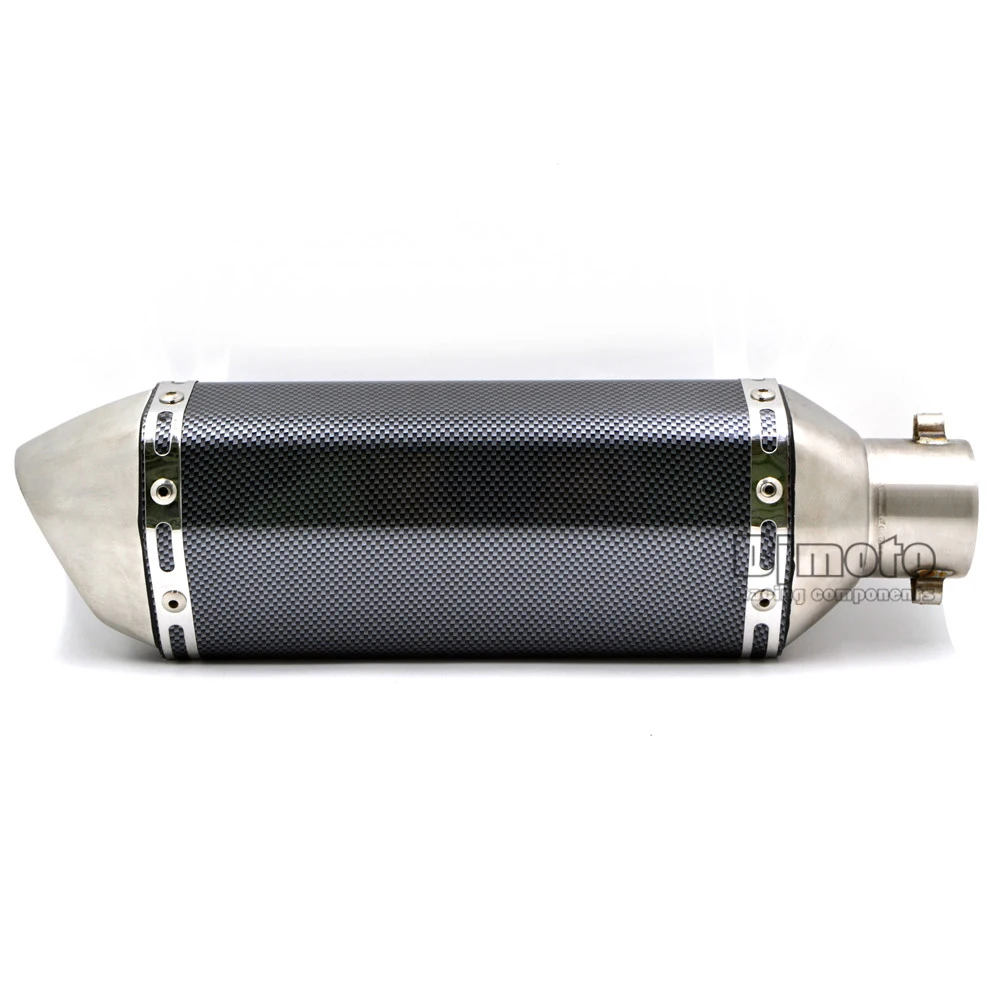 Для Yamaha R1 ER6N CBR250R 36-51 мм Универсальный мотоцикл Akrapovic выхлопная Модифицированная глушитель труба скутер питбайк грязь мотокросс