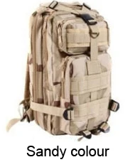 Sandy colour 34L открытый спортивный альпинистский плечевой рюкзак для путешествий и военный тактический рюкзак с 600D водонепроницаемая ткань Оксфорд - Цвет: Sandy colour