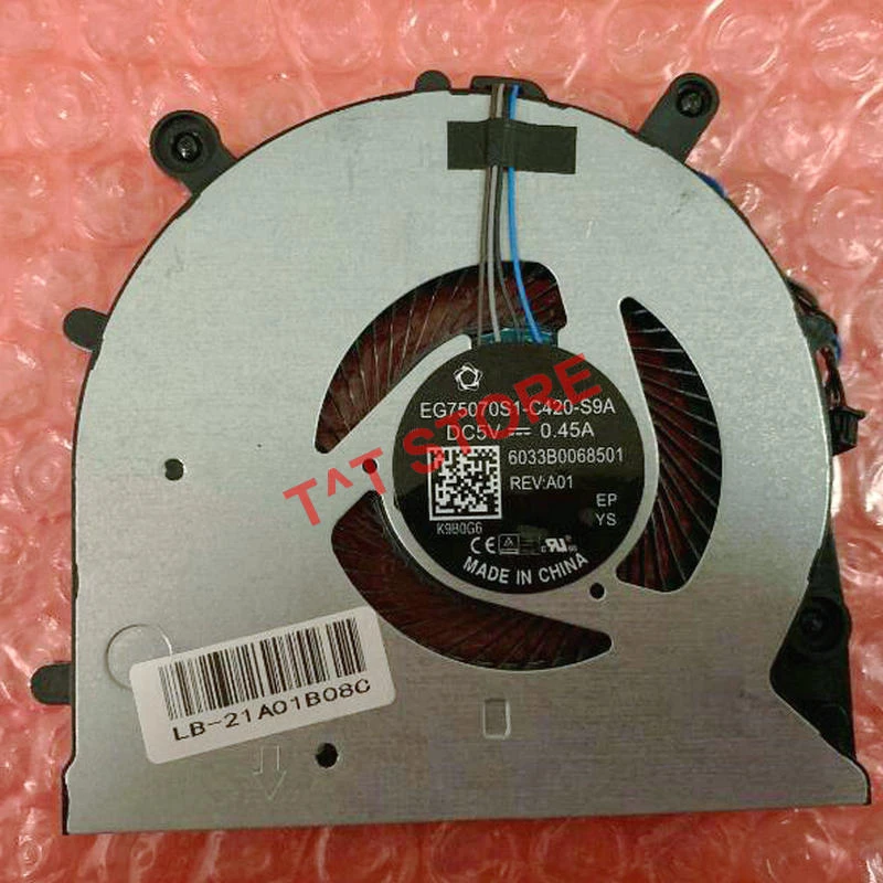 NEW original Laptop CPU Cooling fan for HP ProBook 650 G4 cooler
