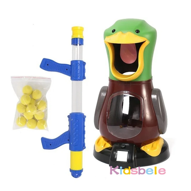Soft Foam Ball Gun Shooting Game Toys For Children Indoor Interactive Novel Toys Duck Air Pump Powered Kids Gun Soft Foam Ball Gun Shooting Game Toys For Children Indoor Interactive Novel Toys Duck Air Pump Powered Kids Gun