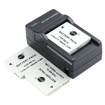 

3PCS 1500mAh 3.7V NB-4L DSTE NB4L Battery Charger for Canon IXUS 40 30 50 55 S5 WA60 TX1 DS4 SD960 IS 255 HS Camera