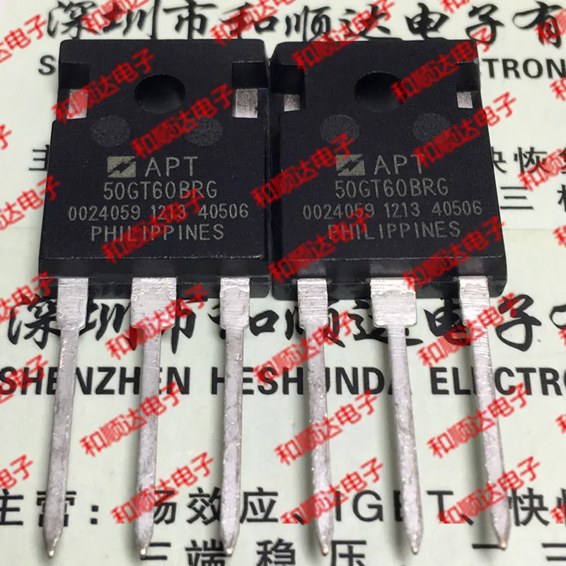 

5PCS/Lot APT50GT60BRG TO-247 IGBT 600V 52A