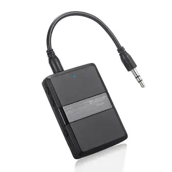 

Portable 2 In 1 Wireless bluetooth transmitter Receiver AUX Audio Adapter Support APT-X one with two for PC/TV Earphone