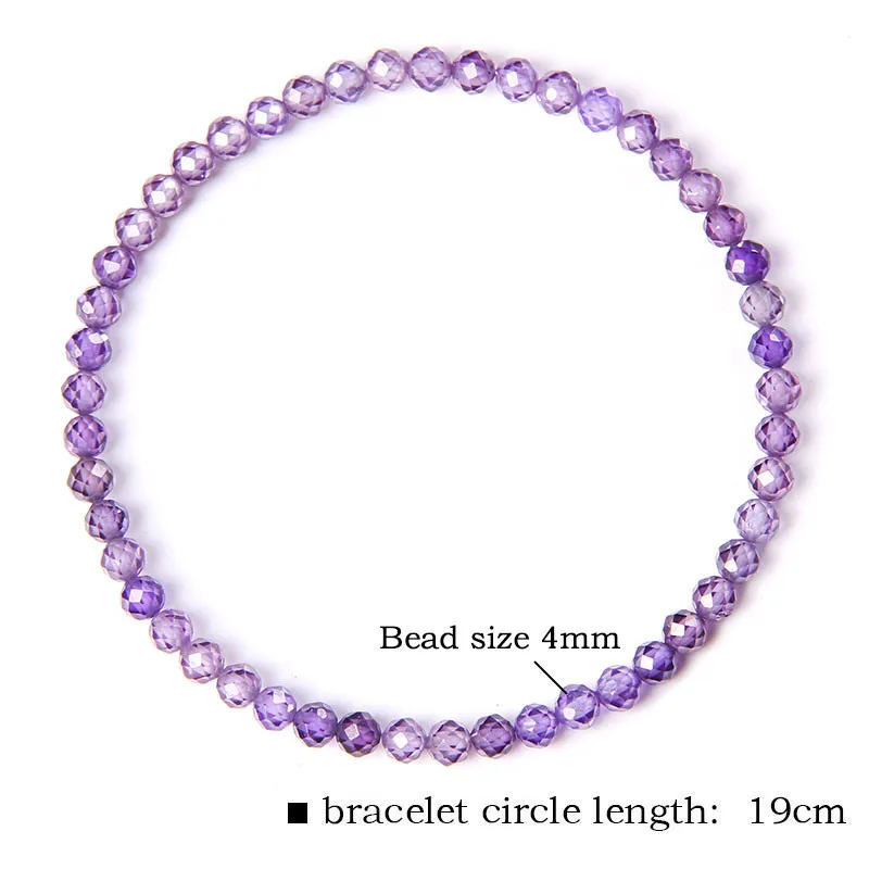 4MM Natural Stone Tourmaline Bracelets For Women Men Crystal Faceted Beaded Bracelet Healing Reiki Handmade Exquisite Jewelry stone bead bracelet natural stone bracelet beaded bracelet crystal bracelet