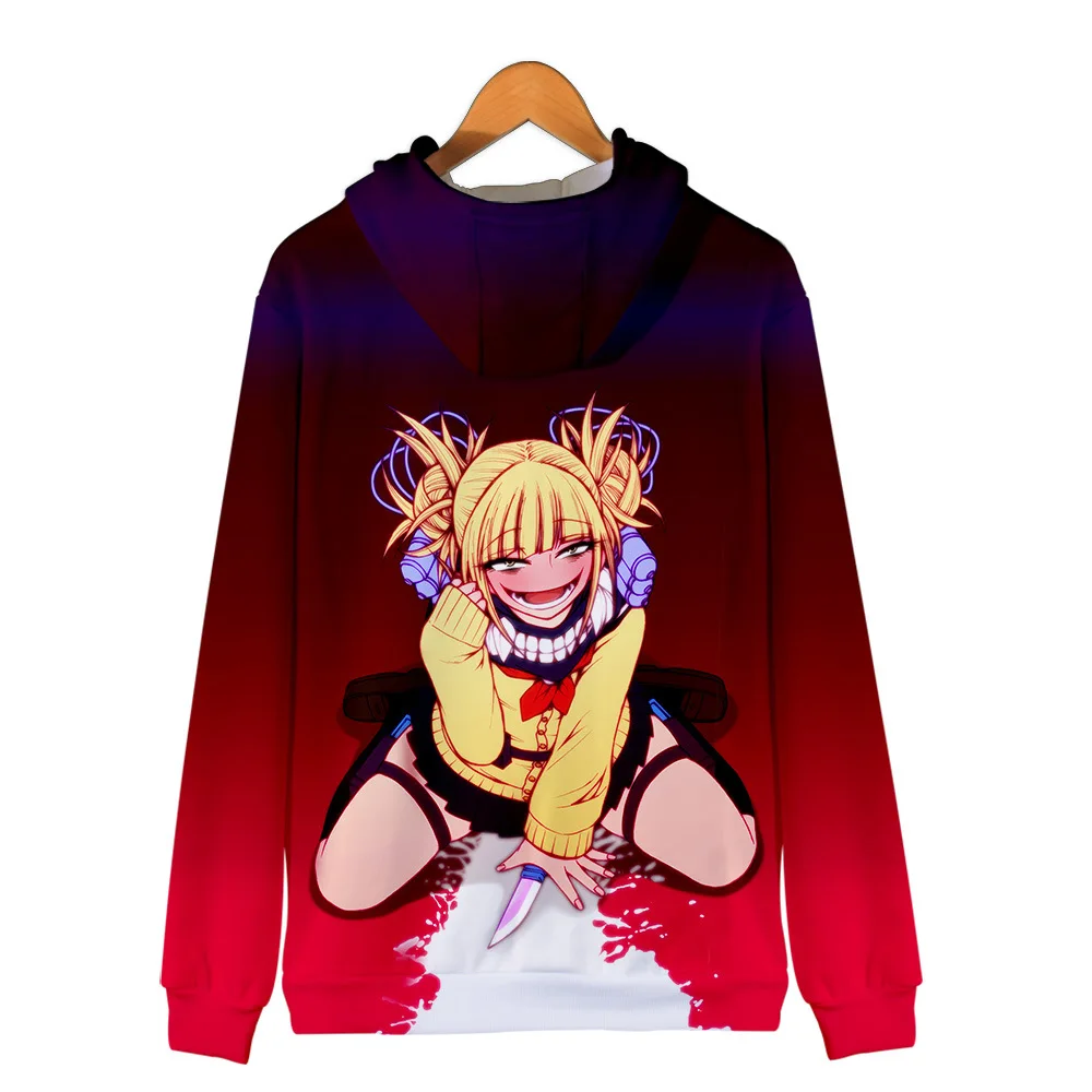 My Hero Academia Off Harajuku Anime White Zipper Hoodies