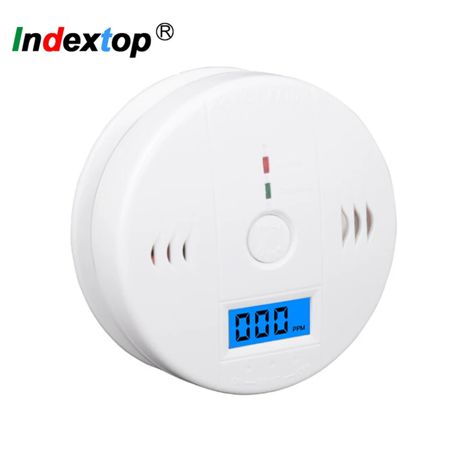 LCD CO Sensor Work Alone Built In 85dB Siren Sound Independent Carbon Monoxide Poisoning Warning Alarm Detector gas leak detector