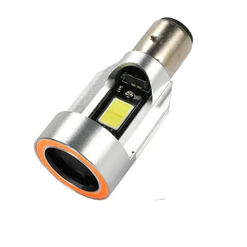 

Moped Motorcycle headlight Scooter Headlight Angel Eyes Light Accessories