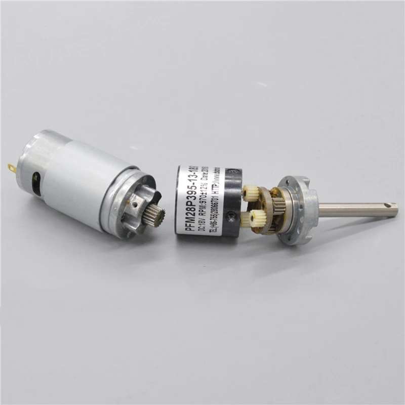 DC 5 V-18 V 970 об/мин мини-28 мм планетарный Шестерни Мотор DC микро Шестерни коробка для снижения скорости двигателя 42 мм Производство длинного шпинделя для DIY робот игрушечных автомобилей