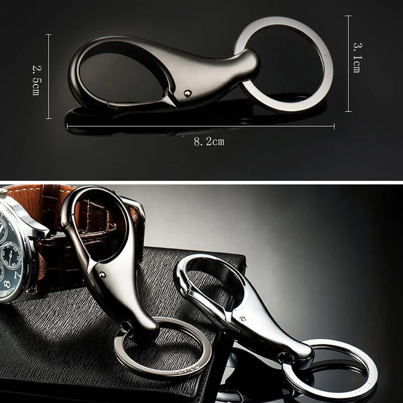Auto Key Ring Chain Car Styling Zinc Alloy High-end Key Holder for Jeep Wrangler Suzuki Sx4 Abarth 500 Dodge Ram Keychain Gift