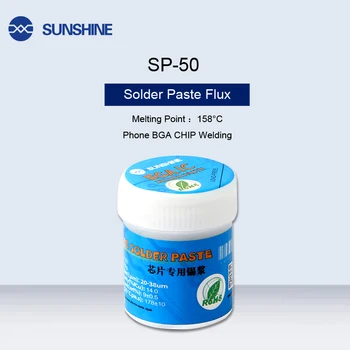 

SP-50 CPU Special Solder Paste Flux 158 Degree Melting Point Phone BGA CHIP IC CPU Easy Welding For Solder Iron Station Repair