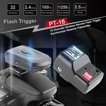 

16 Channels Wireless Remote Flash Trigger Hot Shoe Flashlight Synchronizer Receiver Transmitter for Nikon DSLR Camera