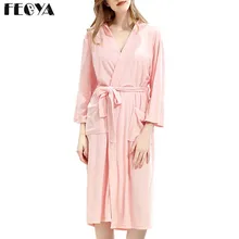Халат пара пижамы халат легкий кимоно подружек невесты халат для спа для всех сезонов девушка женский пеньюар длинное платье пижамы
