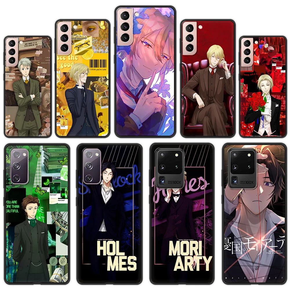 Чехол для телефона Moriarty The Patriot Samsung Galaxy S21 Ultra S20 FE S10 S9 Plus S10E S8 Note 20 10 Lite мягкий черный