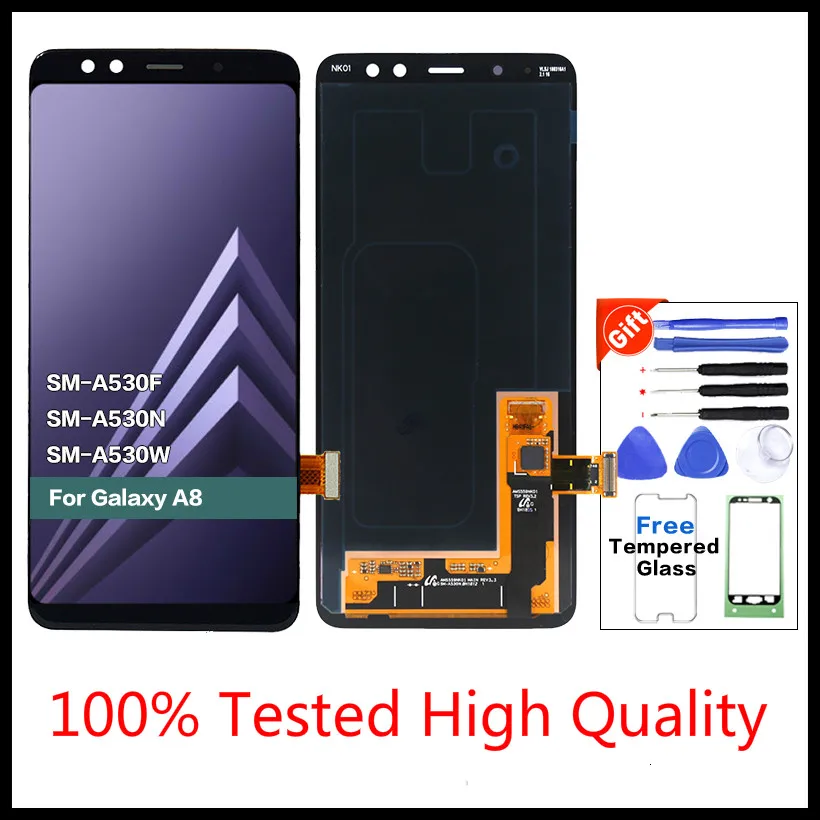 

Quality Assurance For SAMSUNG Galaxy A8 2018 LCD A530 A8 2018 LCD A530F LCD Display Touch Digitizer Replacement