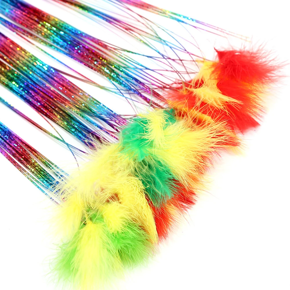 Cat Toy Funny Wand Cat Teaser Stick With Bell Throwing Toy Funny Interactive Plush Toy Stick Feather Wand Supplies#1