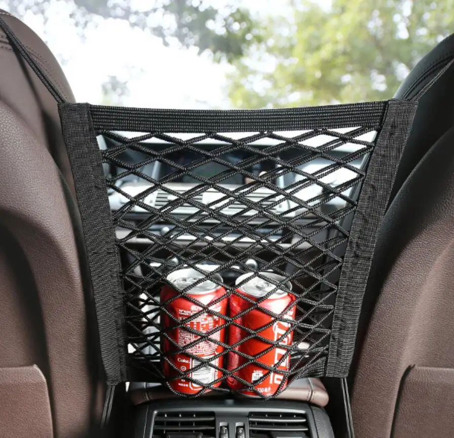 Автомобильный Органайзер сетчатый багажник для хранения товаров для ford Focus 2 3 Fiesta Mondeo Kuga Citroen C4 C5 C3 Skoda Octavia 2 A7 A5 Rapid