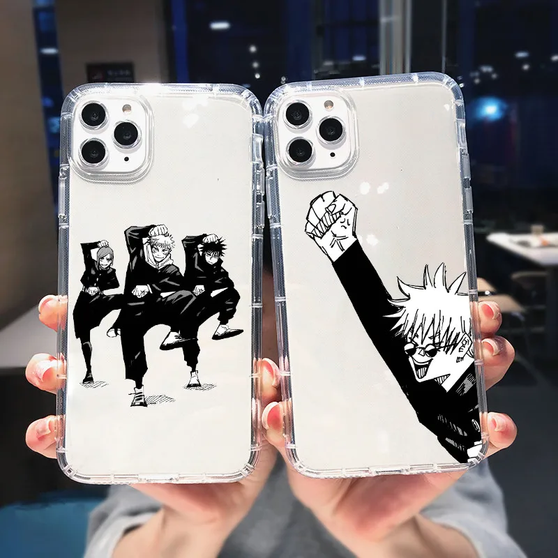 Nieuwe Japan Anime Shockproof Telefoon Gevallen Voor Iphone 11 12 13 14 Pro X Xs Xr Max 7 8 Plus Se Soft Clear Jujutsu Kaisen Cover Coque Telefoonbumper Aliexpress Nieuwe Japan Anime Shockproof Telefoon Gevallen Voor Iphone 11 12 13 14 Pro X Xs Xr Max 7 8 Plus Se Soft Clear Jujutsu Kaisen Cover Coque Telefoonbumper Aliexpress