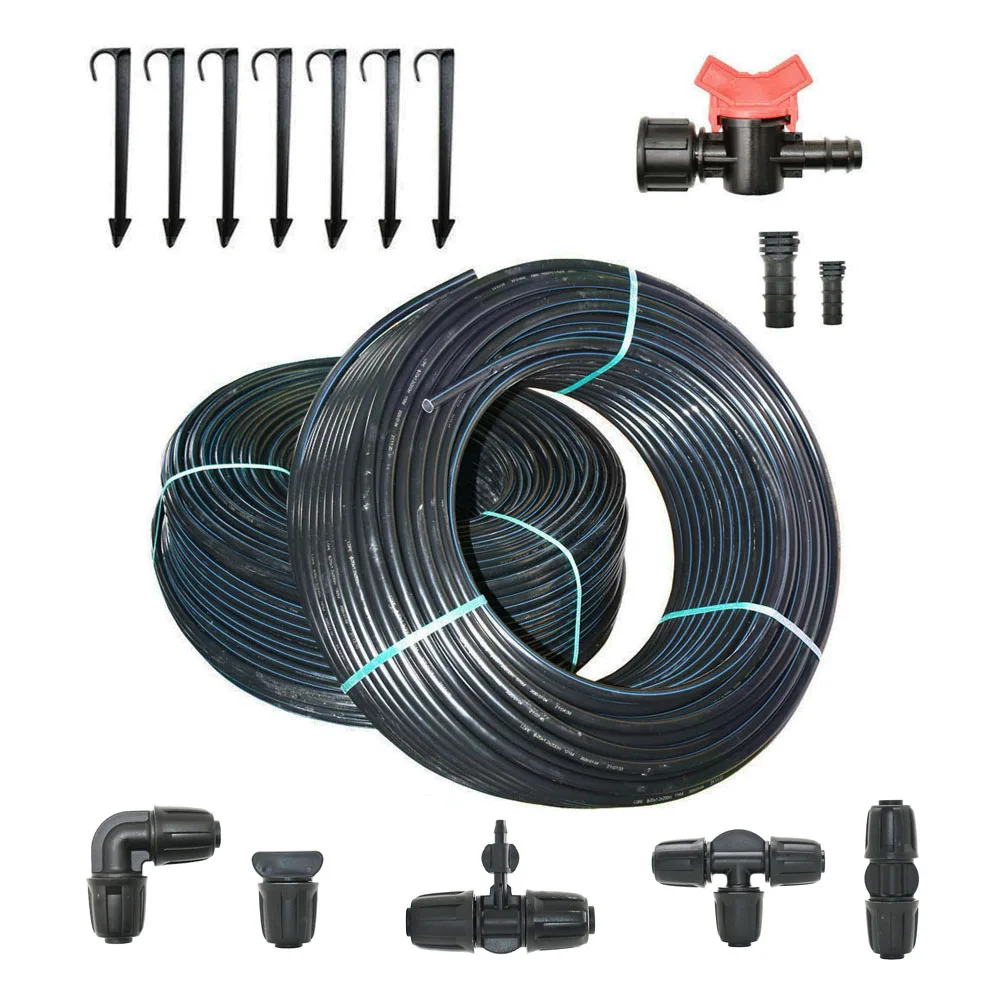 16 mm 20 mm PE-Schlauch 5/8 Zoll 3/4 Zoll PE-Schlauch Gartengewächshaus Rasen Tropfbewässerungsrohr DN16 DN20 Verteilerschlauch Wasserschlauch