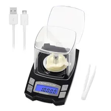 

6Pcs 0.001g Precision Electronic Scales USB Charging Digital Weighing Jewelry Scale 60-180s For Medical Jewelry Laboratory