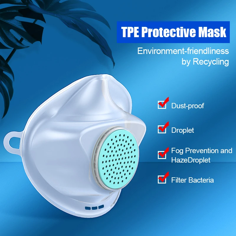 

300Pcs Replaceable mask dust mask activated carbon filter breathable wind vent influenza antibacterial mask