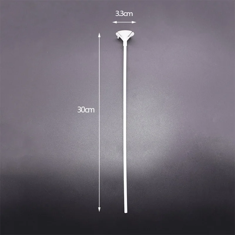10-50pcs 30cm Latex Balloon Stick Multicolor Plastic Balloon Holder Cups for Wedding Birthday Decoration Accessories 10-50pcs 30cm Latex Balloon Stick Multicolor Plastic Balloon Holder Cups for Wedding Birthday Decoration Accessories