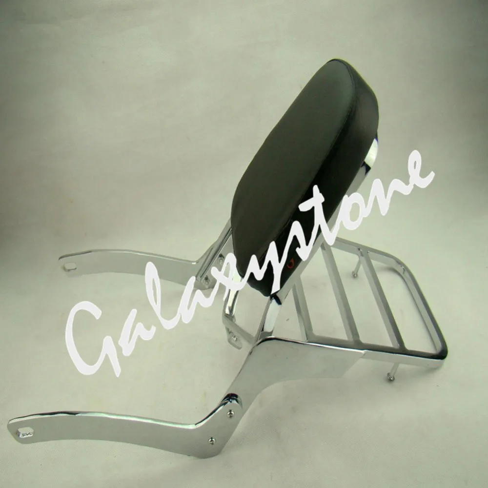 Motorcycle Sissy Bar Passenger Backrest Luggage Rack for Yamaha Virago