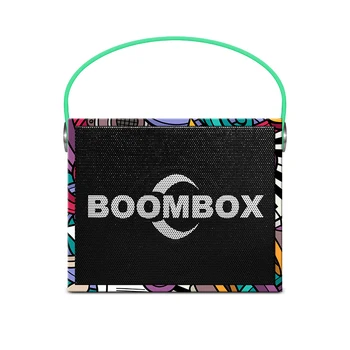 

Graffiti Boombox Speakers Portable Bluetooth Speaker Bass Outdoor Multi-function Cool Audio Party Hip-hop Subwoofer Punk Gift