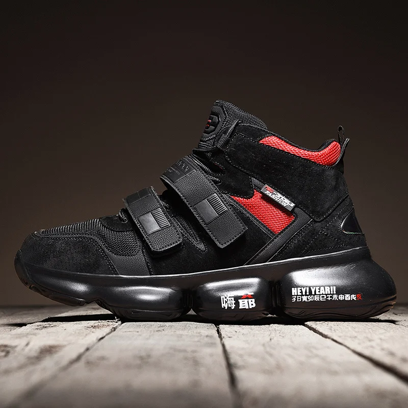 

High Top Sneakers Designer Runing Shoes for Men Chunky Dad Shoes Breathable Leather Sports Walking Jogging Sneakers Zapatillas