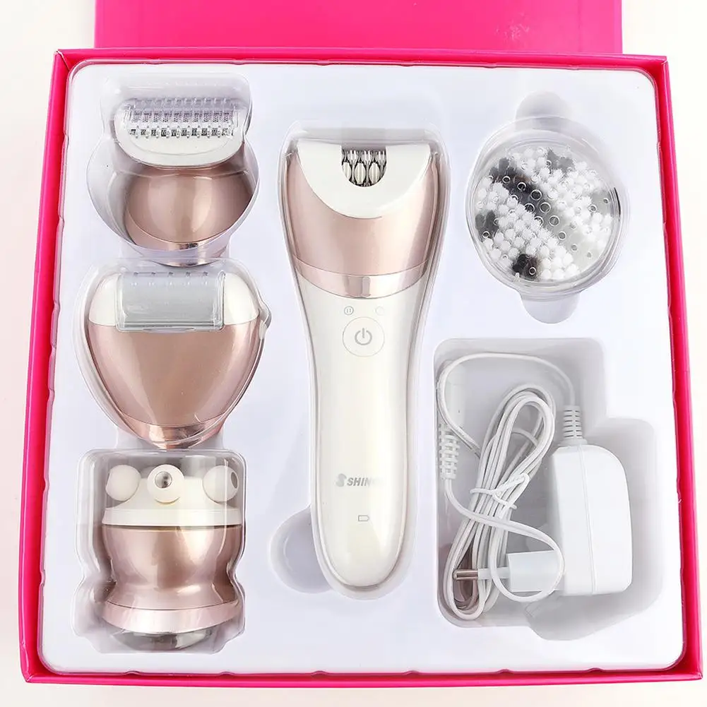 

5 In 1 Electric Epilator Women Body Shaver Hair Removal Depilation Machine Beauty Tools