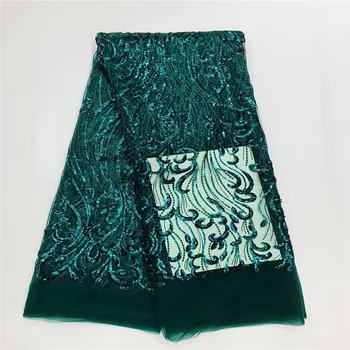 

Madison Sequins Lace Fabric 2020 High Quality Lace Nigerian Lace Fabrics For Women Dress African Tulle Lace Material