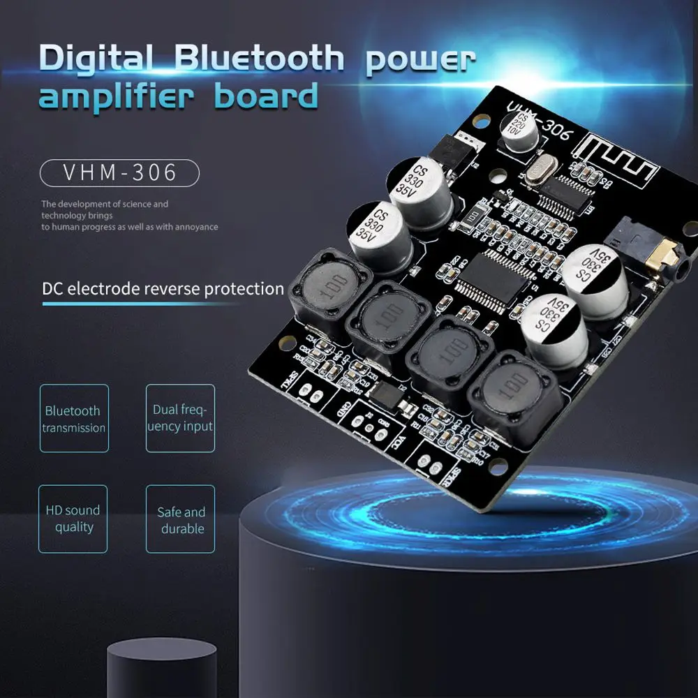LEORY TPA3118 2x30 Вт стерео аудио bluetooth 4,2 цифровой усилитель мощности плата DC 12-36 в для усилителей