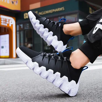 

2020Leisure Men's Fashion Sneakers Sneakers Mesh Breathable Men Running Shoes Anti-Slippery Sports Gym