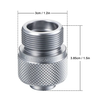 

Camping Gas Stove Adapter Convertor Lindal Valve Canister to 1L Propane Tank or Welding Torch MAPP Gas Cans