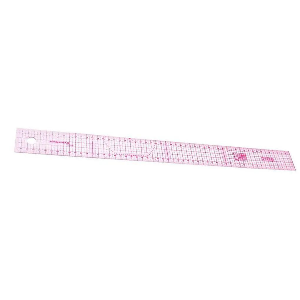 ZHUTING Sewing Tailor Accessories 55cm Shared Double Side Metric Straight Ruler Transparent straight ruler