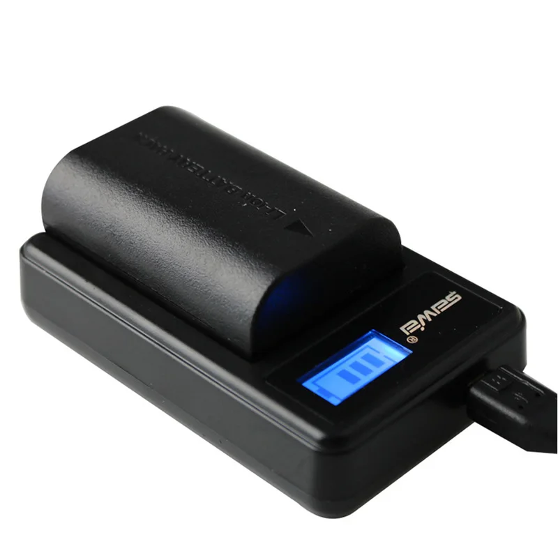 

LED Charger + 2650mAh LP E6 LPE6 LP-E6 E6N Digital Camera Battery for EOS 6D 7D 5D Mark II III IV 5D 60D 60Da 70D 80D 5DS 5DSR