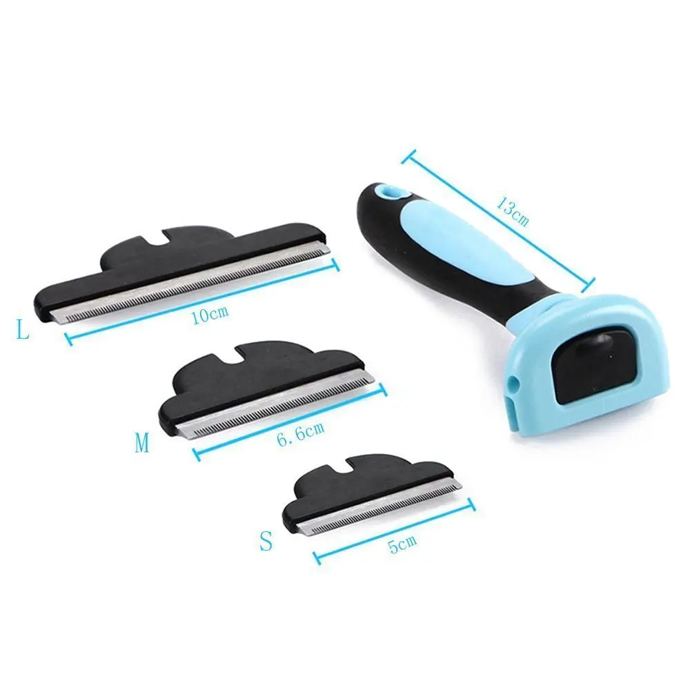 Peines para quitar el pelo de perros y gatos, herramientas de aseo, recortadora desmontable, accesorio, recortador de mascotas, suministros para gatos y mascotas, furmins TP