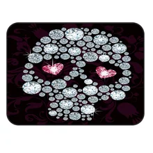 CHARMHOME Мягкий Коврик противоскользящий ковер Алмазный Череп ковер для гостиной коврик для домашнего декора