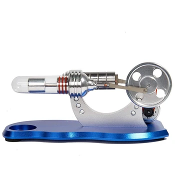 

Hot Air Stirling Engine Colorful Led Flywheel Education Toy Electricity Power Generator Model