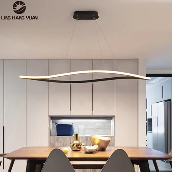 

Black White Modern LED Pendant Light for Living room Dining Room Kitchen Decor Hanging Lights Home Indoor Lighting Pendant lamps