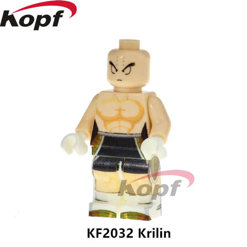 Супер герои, одна распродажа, фигурки Dragon Ball Z Krilin Goku Ssj4 Future trunks Mr. Popo, строительные блоки, детские игрушки, подарок KF2032