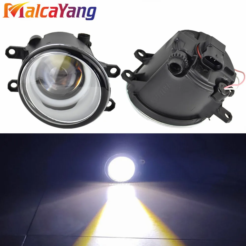 2 шт. светодиодный противотуманный фонарь + Angel eye в сборе для Toyota Corolla Avensis Camry Ractis