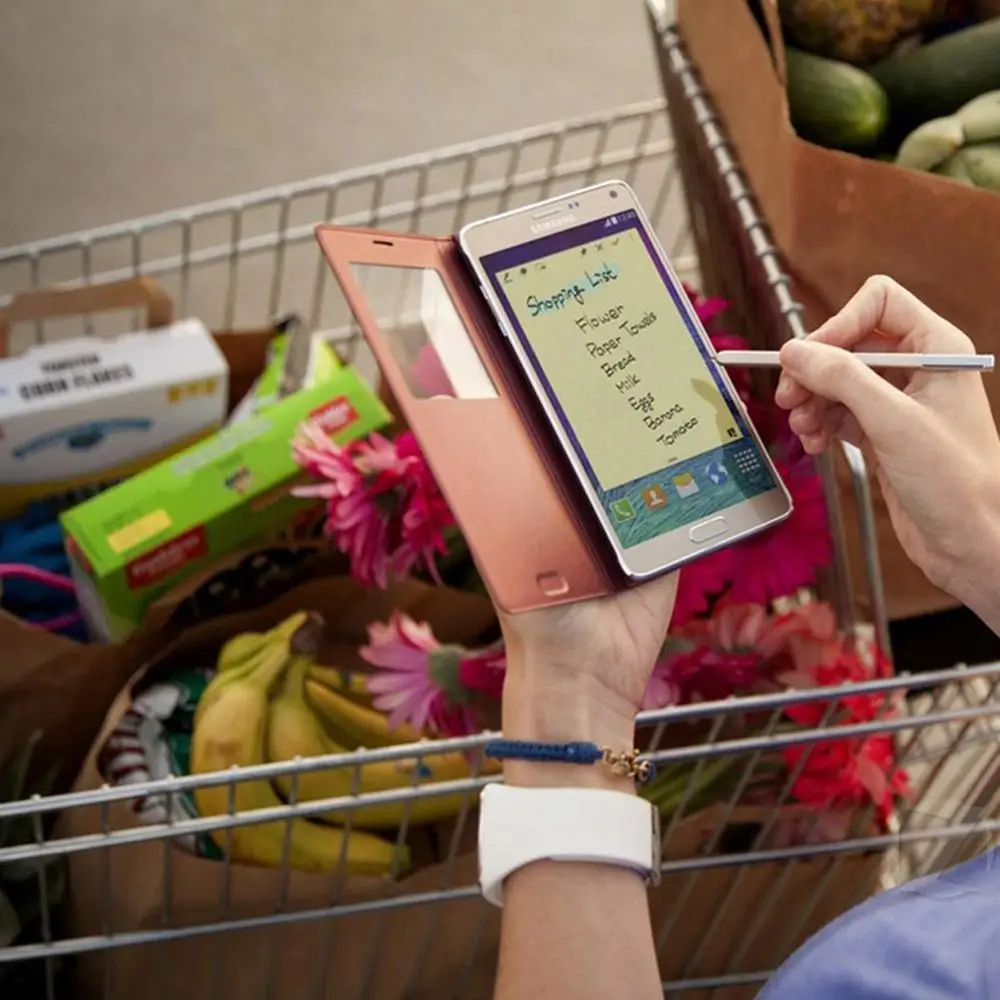 Емкостный стилус для samsung Galaxy Note 4 Note4 N9100 емкостный резистивный сенсорный экран Активный стилус s-ручка