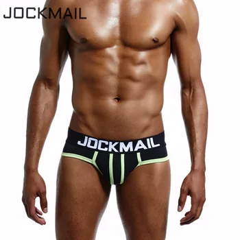 

JOCKMAIL Brand Men Underwear sexy Dot playful Men Briefs calzoncillos hombre slips Cotton Men Bikini Brief cuecas Gay Underwear