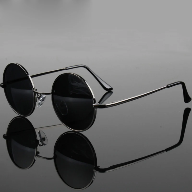 MYT_0256 Retro Round Polarized Sunglasses Men Women Brand Designer Male Female Sun Glasses Metal Frame Eyewear Driving UV400