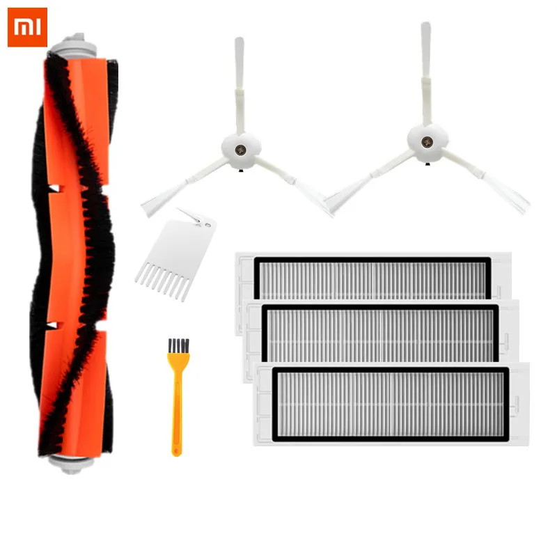 

8PCS Mi Roborock Accessories Main Brush Side Brush HEPA Filters Comb for mi Roborock Xiaowa Vacuum Cleaner Replacements Ki
