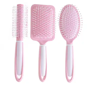 

Comb Hair Styling Brush for Curl Straight Detangler New Style Pink Nice Tool Air Massage Comb Hair Dressing Perm Tool