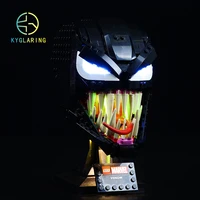 Kyglaring Led Lighting Set DIY Toys for 76187 Venom Mask Collectible Building Blocks 2